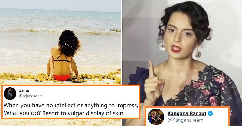 Kangana Ranaut Shut Down Trolls With Her Reply For Criticising Her Bikini Picture