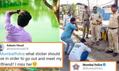 Mumbai Police Gave Perfect Life Lesson To A Man Who Wanted To Meet Girlfriend In Curfew