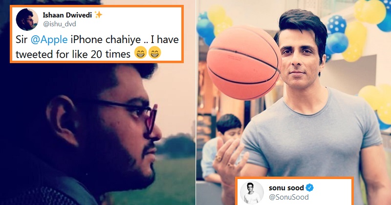 Sonu Sood Gives A Witty Reply To Fan Who Asked Him For An iPhone