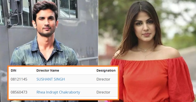 Sushant Singh Rajput Co-Founded Three Companies, Including One In The Name Of Rhea Chakraborty