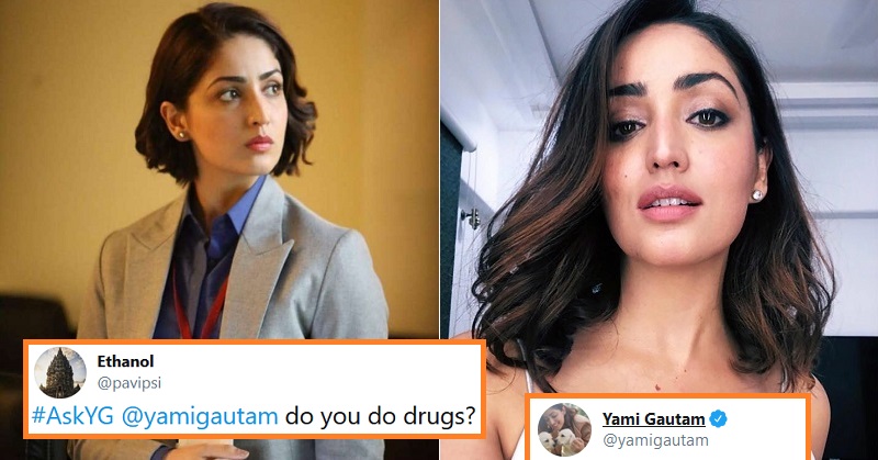 Yami Gautam Gave A Brilliant Reply To Fan Who Asked Her About Drugs And We Are Impressed