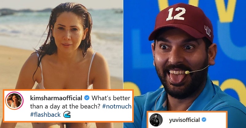 Yuvraj Singh Funny Comment On Ex-Girlfriend Kim Sharma Photo Will Make Your Jaw Drop