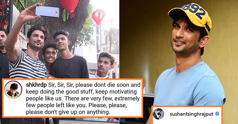 Sushant Singh Rajput Reply Will Leave You Teary-Eyed When A Fan Asked Him ‘Do Not Die Soon’