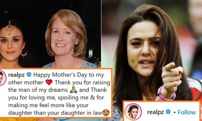 Preity Zinta Teach Lesson To Troll Who Made Fun Of Her Mother’s Day Wish For Her Sasu Maa