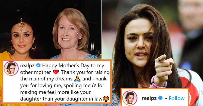 Preity Zinta Teach Lesson To Troll Who Made Fun Of Her Mother’s Day Wish For Her Sasu Maa