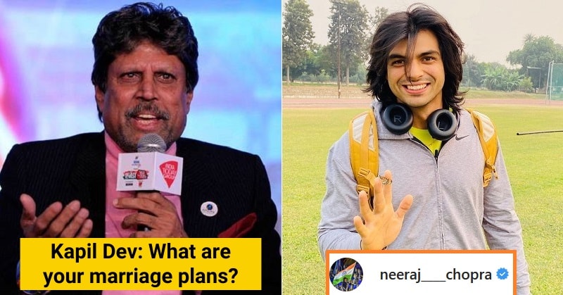 Kapil Dev Asks Neeraj Chopra About His Marriage Plans, Gold Medalist Gives A Perfect Reply