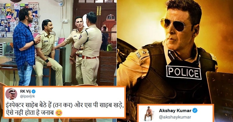 Akshay Kumar Gives Humble Reply To IPS Officer Who Points Out Mistake In Sooryavanshi Pic