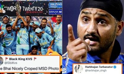 Harbhajan Singh Responds To Fan Who Accused Him Of Cropping MS Dhoni