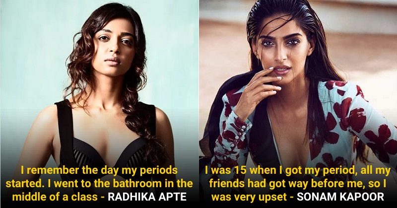 10 Bollywood Celebrities Who Spoke About Periods Loud And Clear