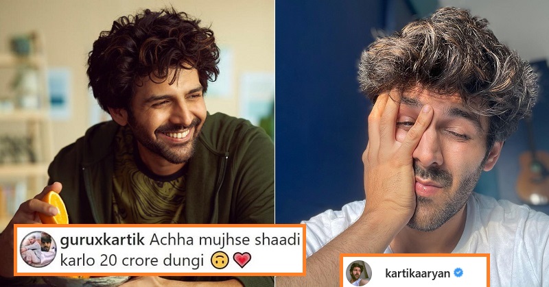 Kartik Aaryan Responds To Fan Who Offered Him Rs 20 Crore To Marry Her