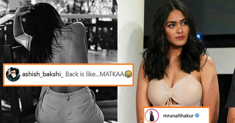 Mrunal Thakur Gives Badass Reply To Troll Who Said Her Back Is Like ‘Matkaa’