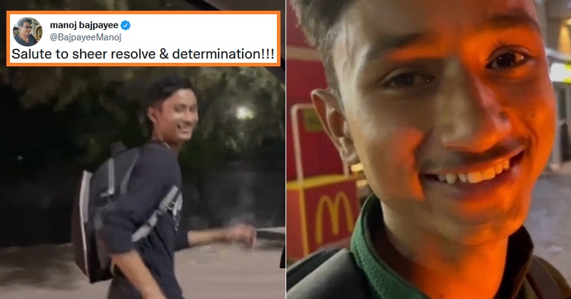 Inspiring Video Of Pradeep Mehra, A Noida Boy Running Home From Work At Midnight Is Going Viral