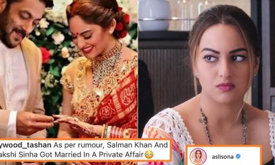 Sonakshi Sinha Reply To Her Viral Wedding Picture With Salman Khan