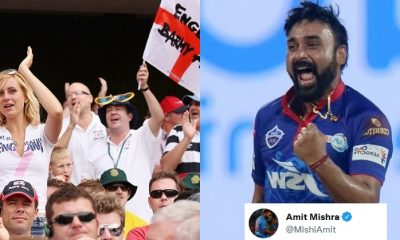 Amit Mishra Destroys England’s Barmy Army With His Reply For Taking Dig At Sachin Tendulkar