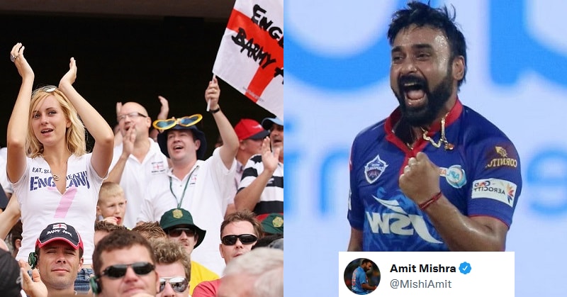 Amit Mishra Destroys England’s Barmy Army With His Reply For Taking Dig At Sachin Tendulkar