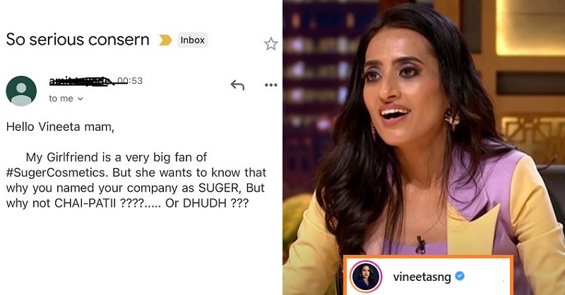 ‘Why Not Chai Patti Or Dudh?’ Shark Tank Vineeta Singh Reply To A Troll Who Mocked Her Brand