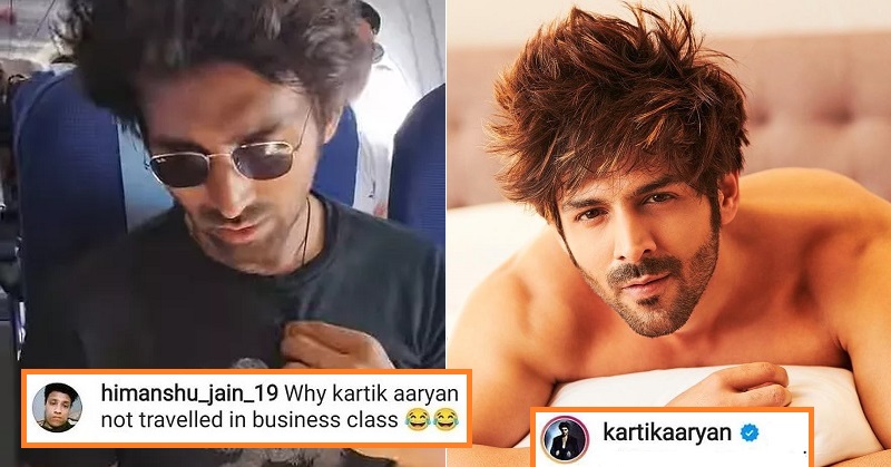 Kartik Aaryan’s Gives Funny Reply To Fan When Asked Why He Didn’t Travel By Business Class