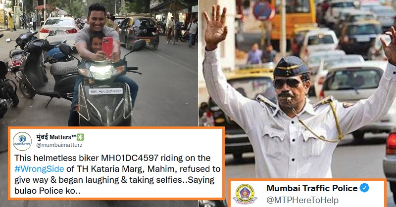 Mumbai Traffic Police Savage Reply To The Man Who Dared Them