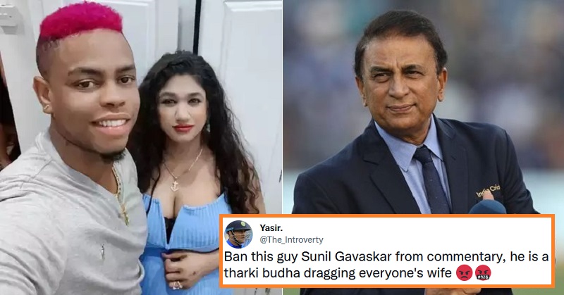 Twitterati Slams Sunil Gavaskar For His Unpleasant Remark On Shimron Hetmyer’s Wife