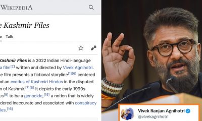 Vivek Agnihotri Fitting Reply To Wikipedia For Calling ‘The Kashmir Files’ Story Inaccurate