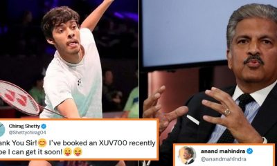 Chirag Shetty Gets Perfect Reply From Anand Mahindra After He Asked For His Booked XUV700