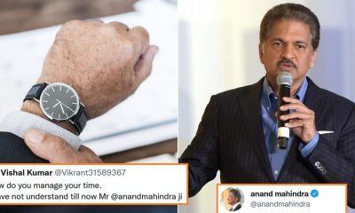 Anand Mahindra’s Witty Reply To The Question Where He Was Asked How He Manages Time