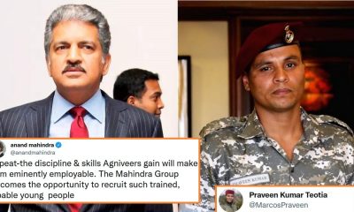 Ex-Commando Angry Reply To Anand Mahindra For His Offer On Agnipath Scheme