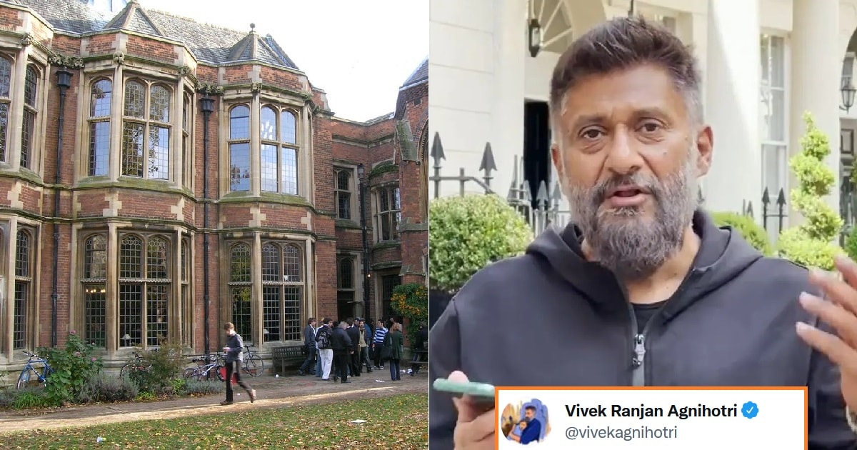 Vivek Agnihotri Lashes Out At Oxford Union For Cancelling His Event