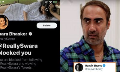 Ranvir Shorey’s Reaction After Getting Blocked By Swara Bhaskar Is Hilarious