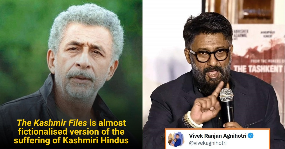 Vivek Agnihotri Angry Reply To Naseeruddin Shah’s Comment On ‘The Kashmir Files’