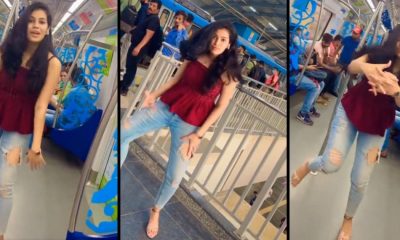 Hyderabad metro girl dance video