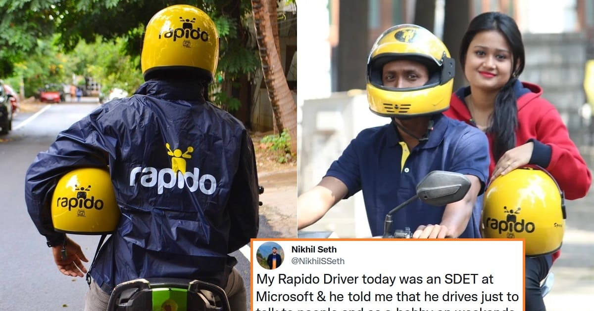 Microsoft Engineer Works As Rapido Driver