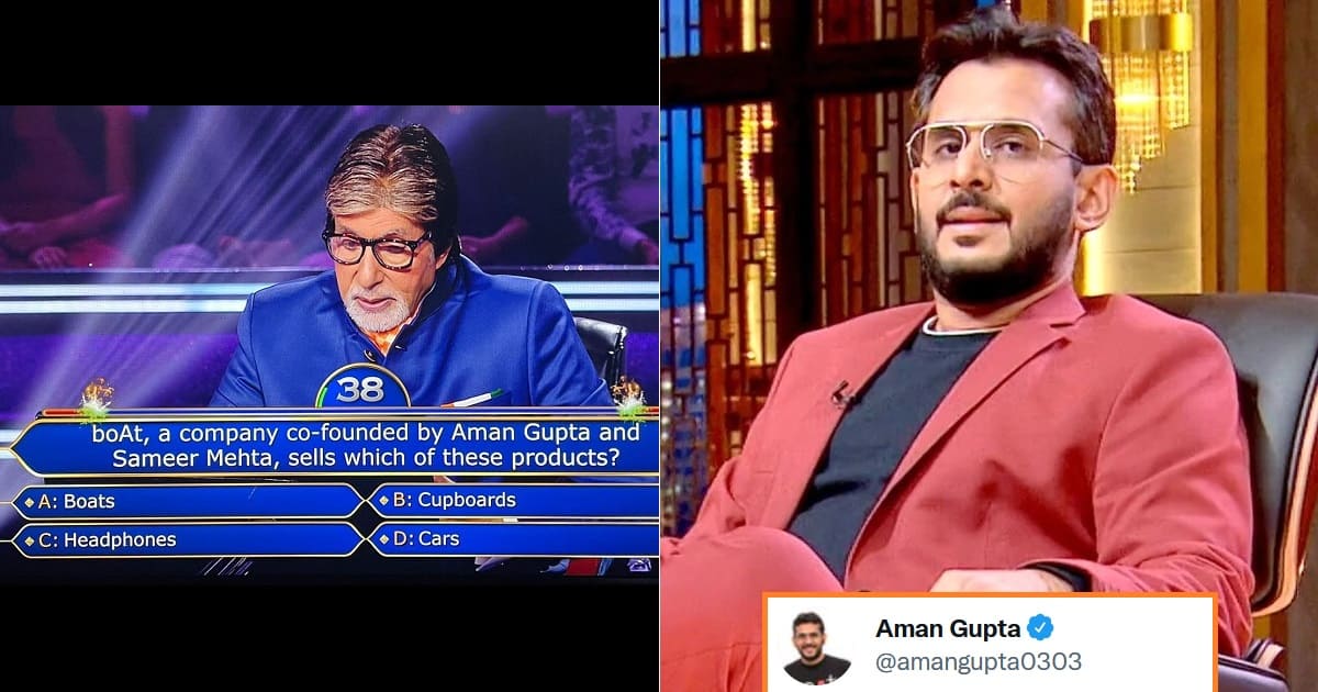 Aman Gupta boat Kaun Banega Crorepati