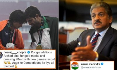 Anand Mahindra Praised Neeraj Chopra Arshad Nadeem