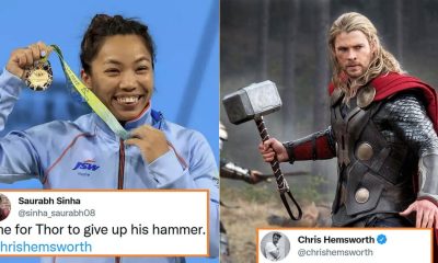 Chris Hemsworth Mirabai Chanu