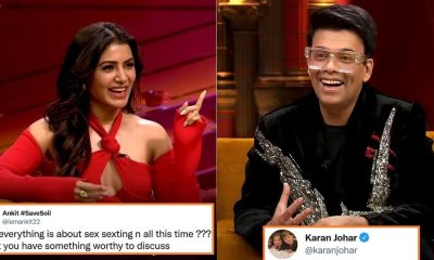 Karan Johar reply user kwk