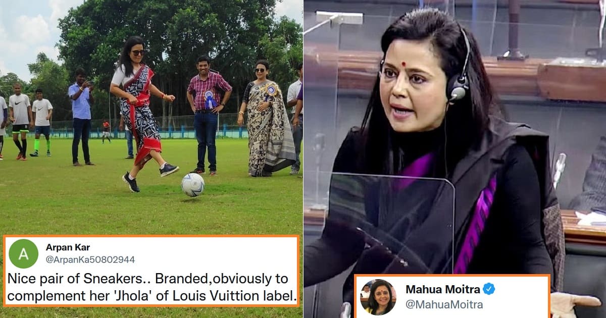 Mahua Moitra reply football shoes