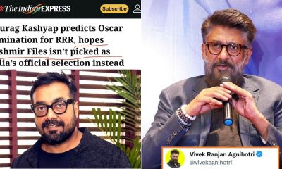 Vivek Agnihotri reply Anurag Kashyap Kashmir Files Oscar