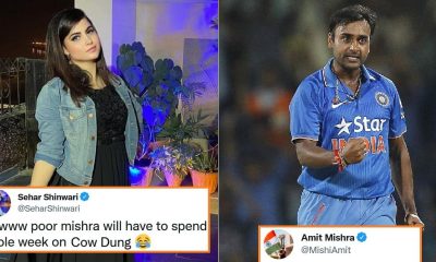 Amit Mishra reply Sehar Shinwari