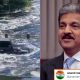 Anand Mahindra Thar Bangalore flood