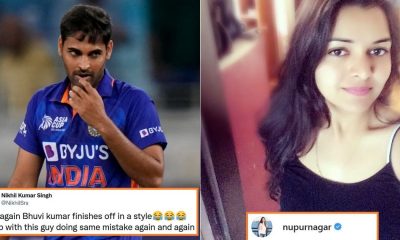 Bhuvneshwar Kumar wife reply troll