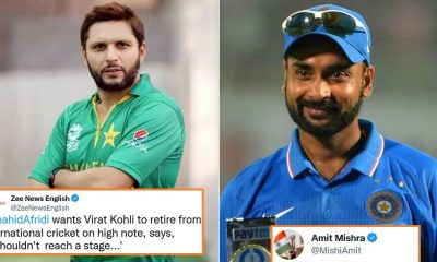 Shahid Afridi Amit Mishra