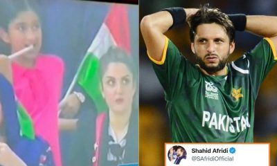 Shahid Afridi Reacts After His Daughter Was Waving Indian Flag In The Asia Cup