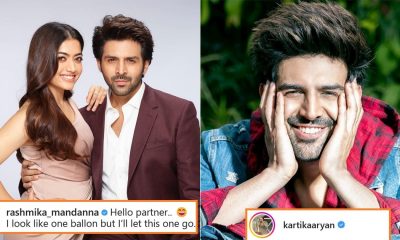 kartik aaryan reply rashmika mandanna