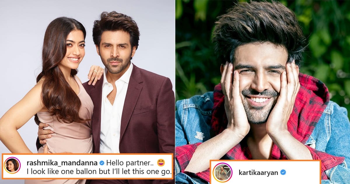 kartik aaryan reply rashmika mandanna