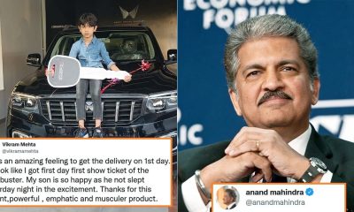 Anand Mahindra reply boy