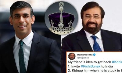 Harsh Goenka Kohinoor Rishi Sunak