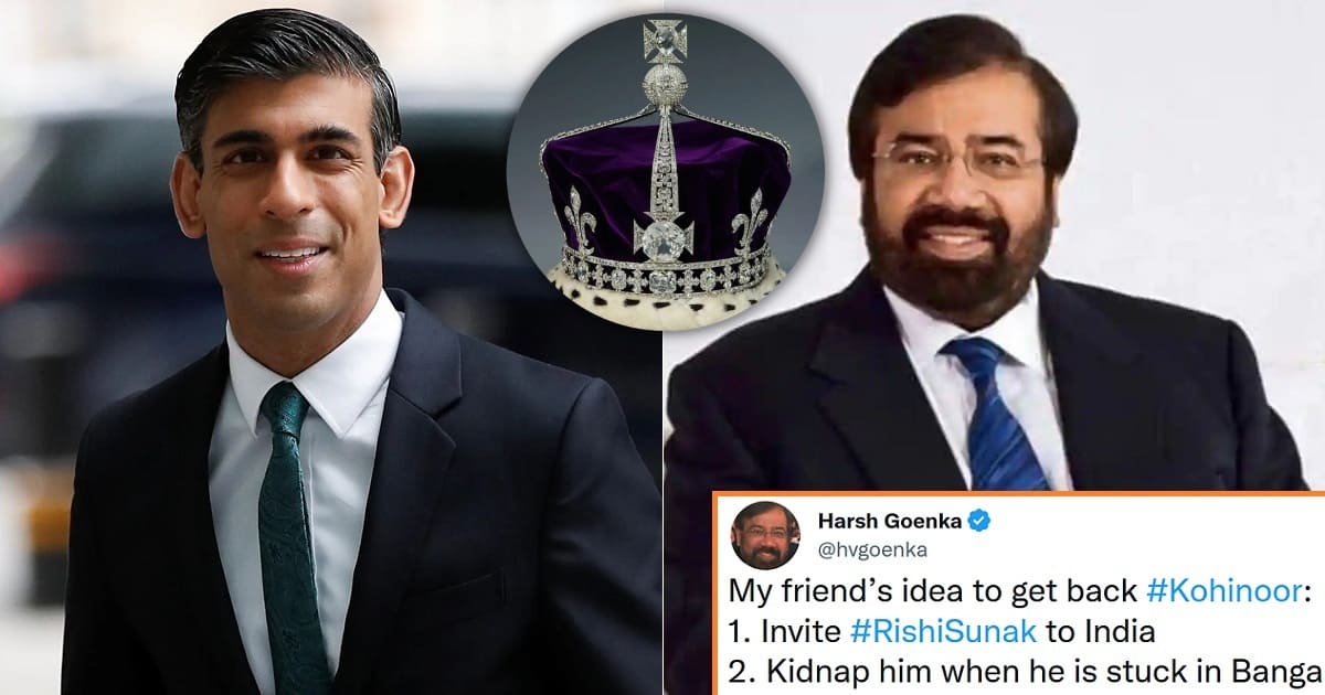 Harsh Goenka Kohinoor Rishi Sunak