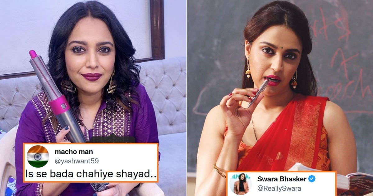 Swara Bhasker Sassy Reply To Man