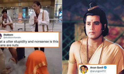 Ramayan Actor Arun Govil Finally Responds To The Viral Video Of Woman Falling At His Feet